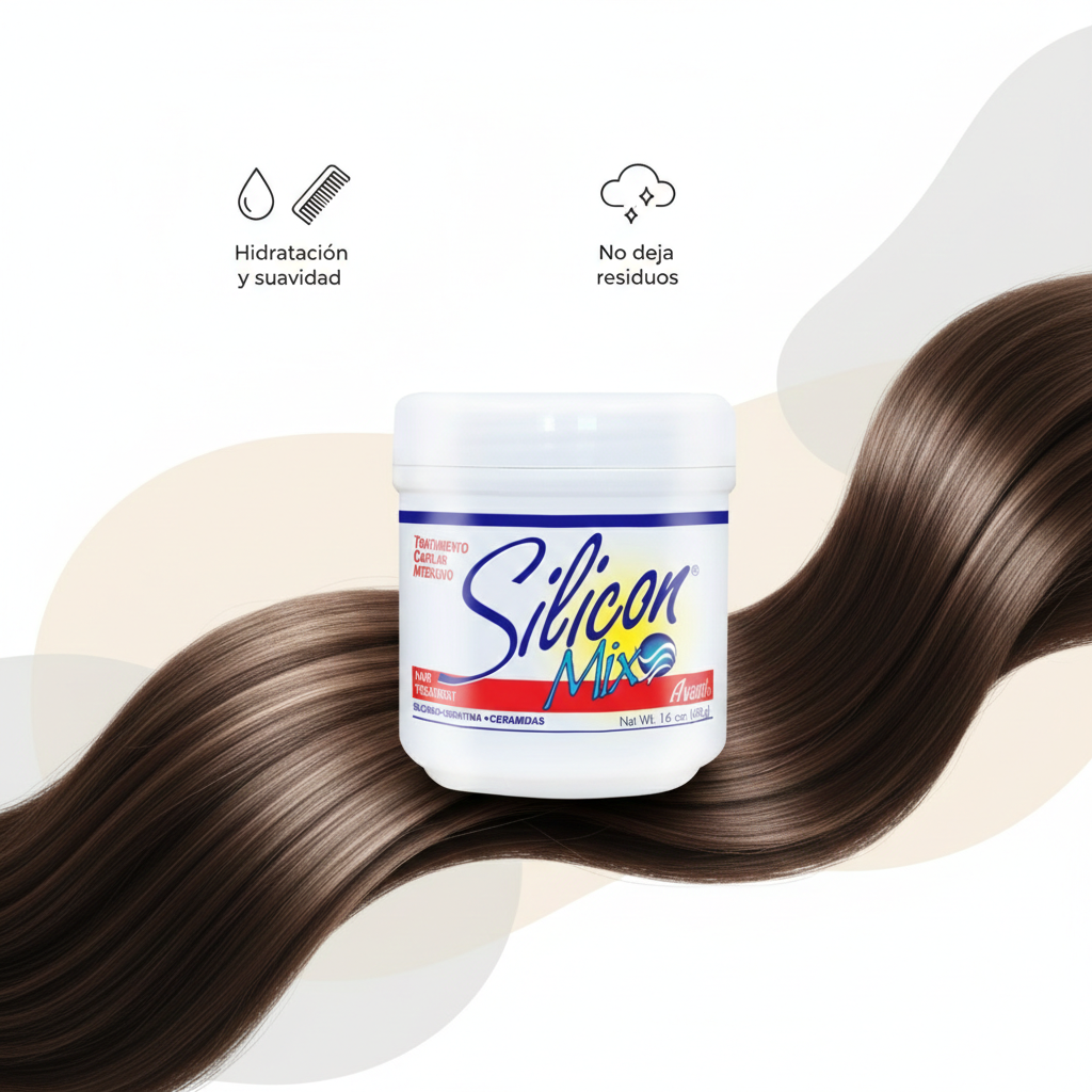 Tratamiento Capilar Hidratante Intensivo Silicon Mix – 16 oz