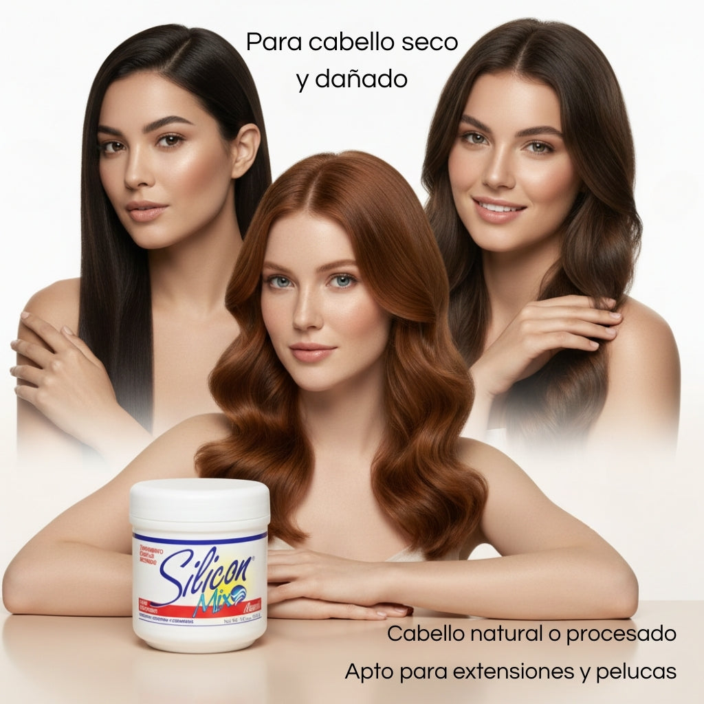 Tratamiento Capilar Hidratante Intensivo Silicon Mix – 16 oz