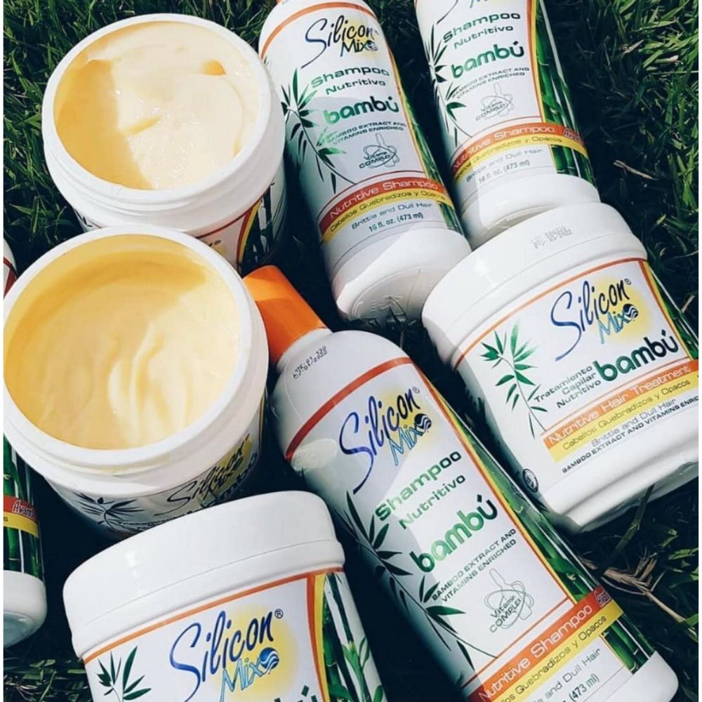 Tratamiento Capilar Nutritivo Bambú Silicon Mix – 16 oz