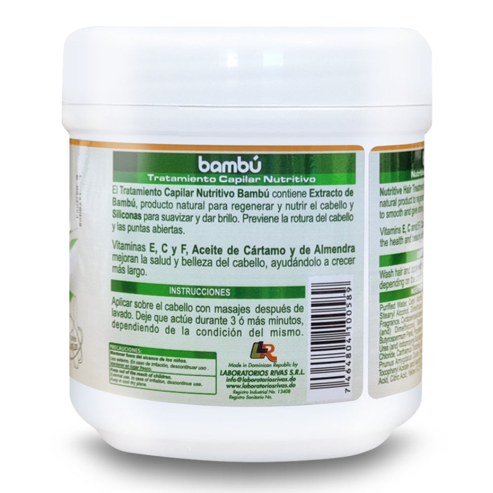 Tratamiento Capilar Nutritivo Bambú Silicon Mix – 16 oz