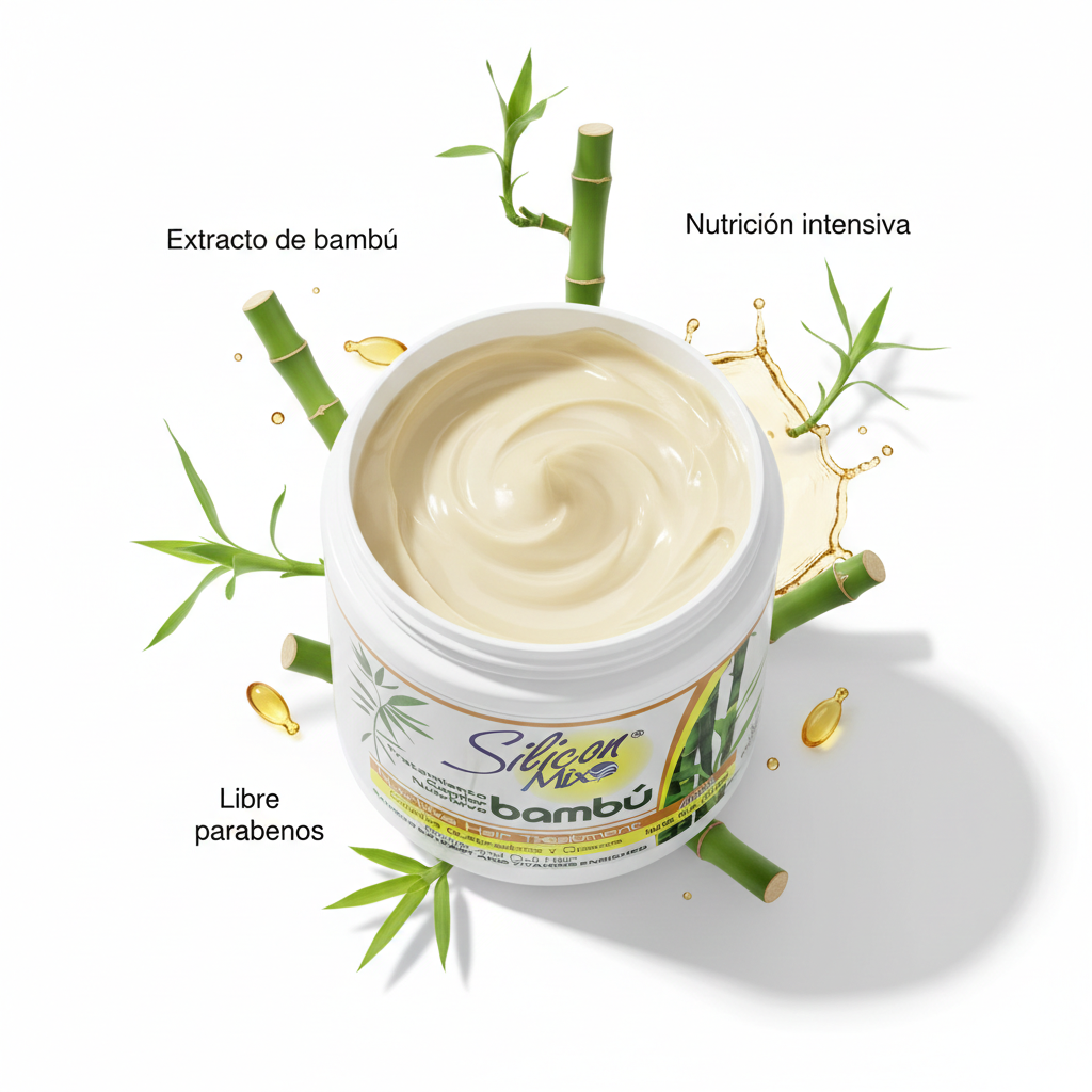 Tratamiento Capilar Nutritivo Bambú Silicon Mix – 16 oz