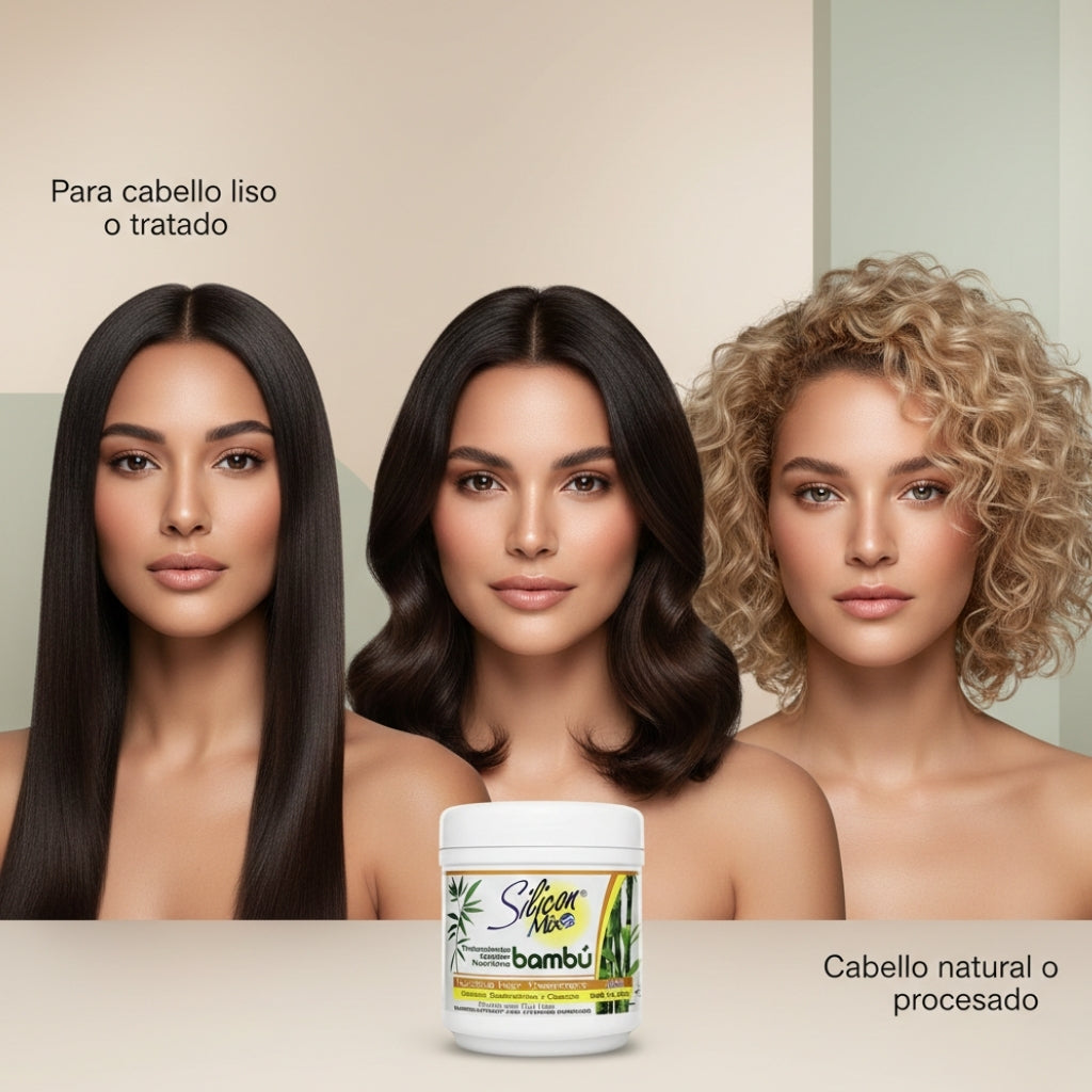 Tratamiento Capilar Nutritivo Bambú Silicon Mix – 16 oz