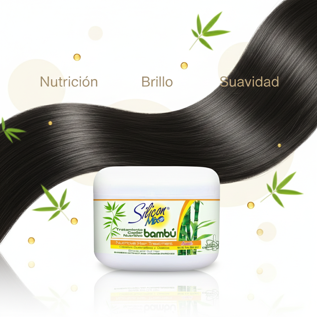 Tratamiento Capilar Nutritivo Bambú Silicon Mix – 8 oz