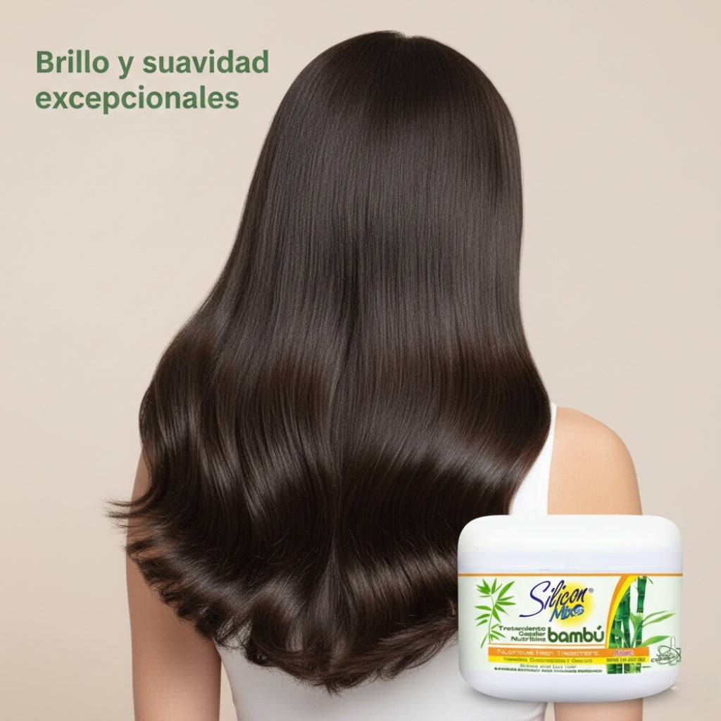 Tratamiento Capilar Nutritivo Bambú Silicon Mix – 8 oz