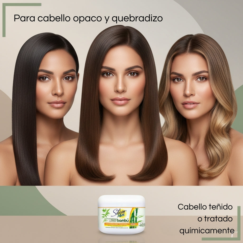 Tratamiento Capilar Nutritivo Bambú Silicon Mix – 8 oz