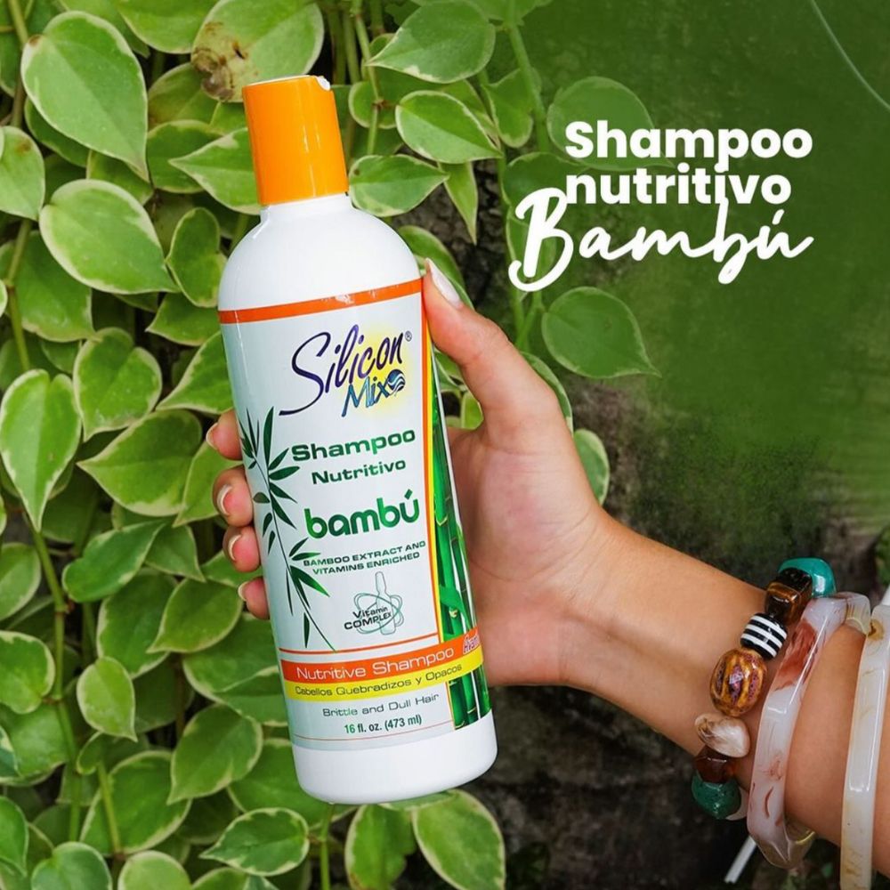 Shampoo Nutritivo Bambú Silicon Mix – 16 oz