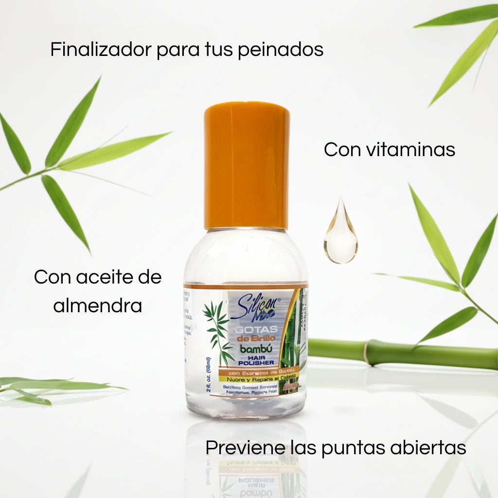 Gotas de Brillo Bambú Silicon Mix – 2 oz