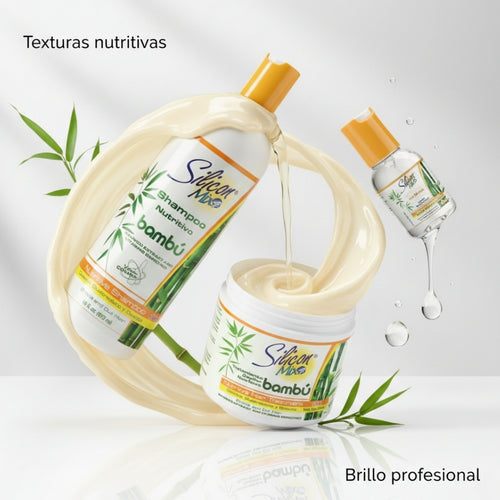 Rutina completa bambú + brillo 16oz