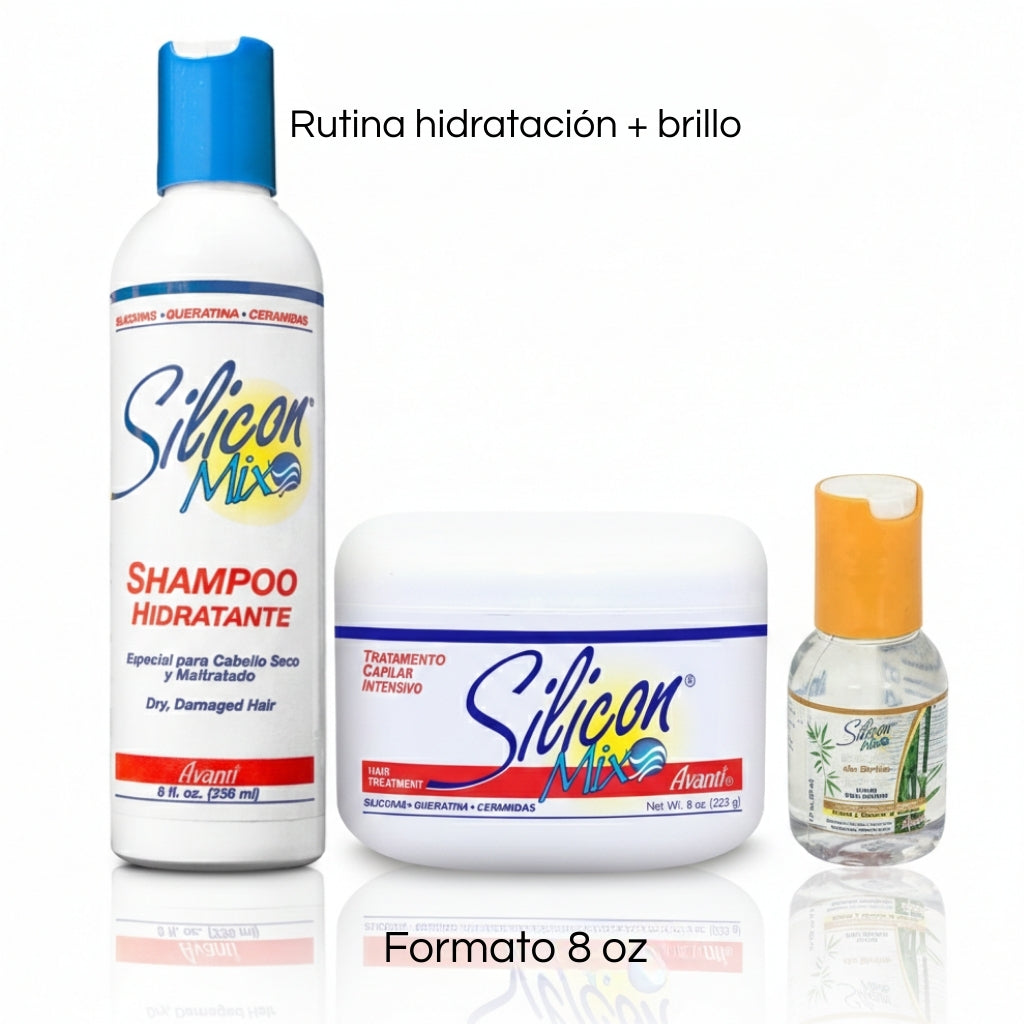 Rutina completa hidratación + brillo 8oz