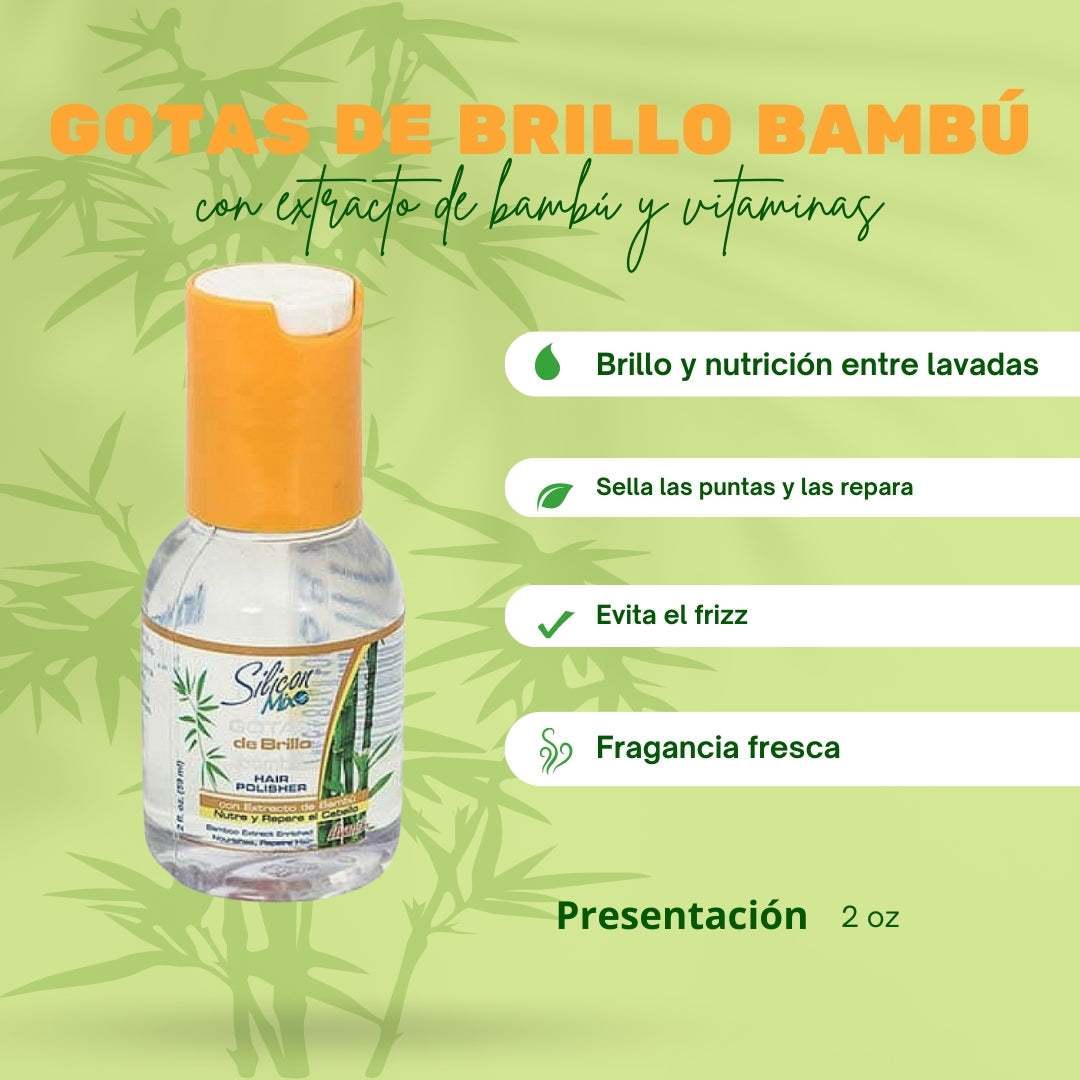 Gotas de Brillo Bambú Silicon Mix – 2 oz